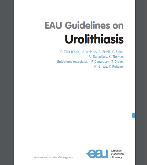 EAU Guidelines on urolithiasis-2018