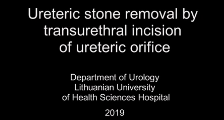 Ureteric orifice incision
