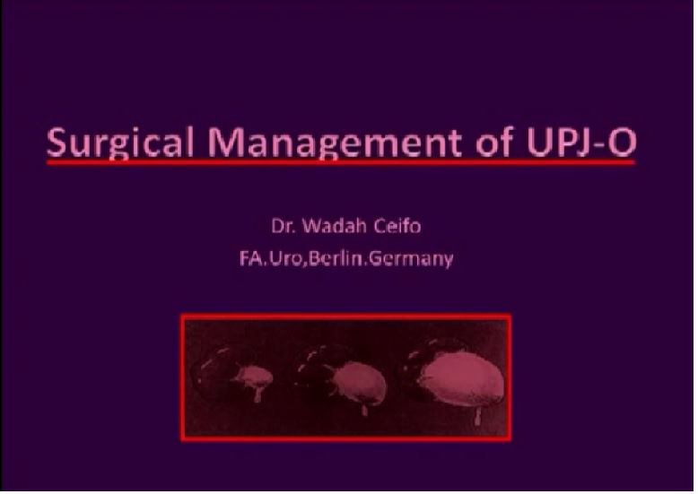 SURGICAL MANAGEMENT OF UPJO