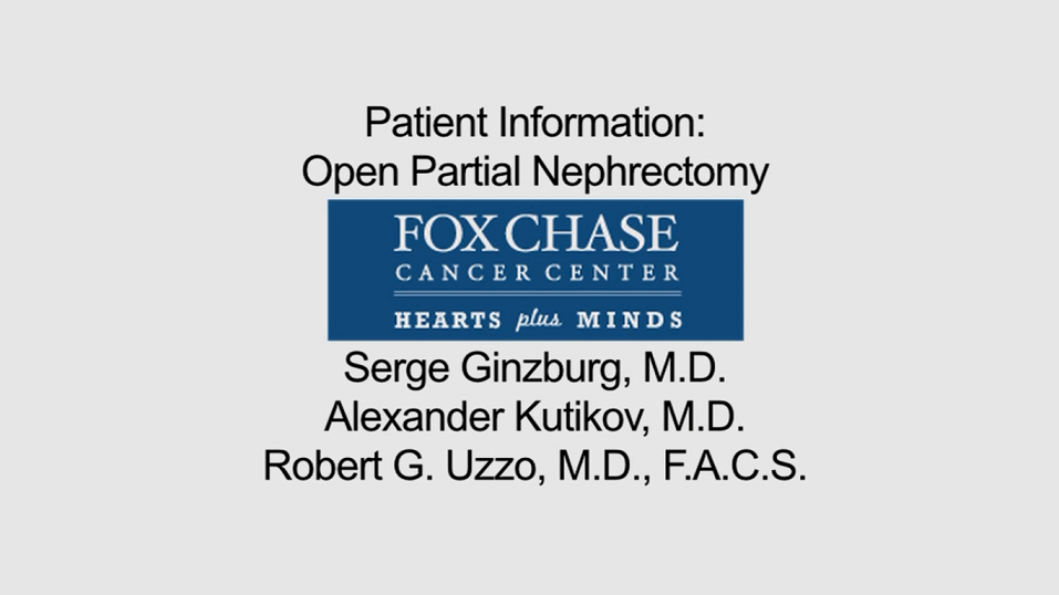 partial nephrectomy